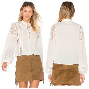 NWT Tularosa Farrah Boho Lace Blouse Sz. S